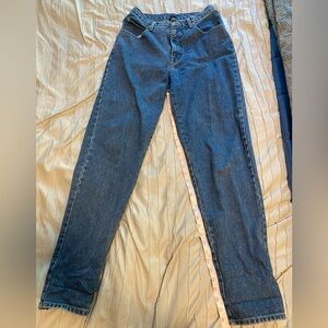 jeans, medium wash, size 6, straight leg